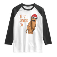 Marcus The Worm Christmas Meme Raglan Shirt In My Costume Era - Wonder Print Shop