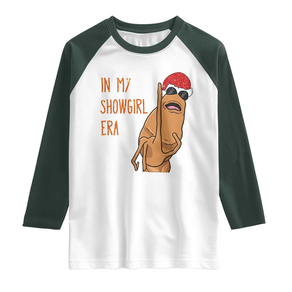 Marcus The Worm Christmas Meme Raglan Shirt In My Costume Era - Wonder Print Shop