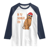 Marcus The Worm Christmas Meme Raglan Shirt In My Costume Era - Wonder Print Shop