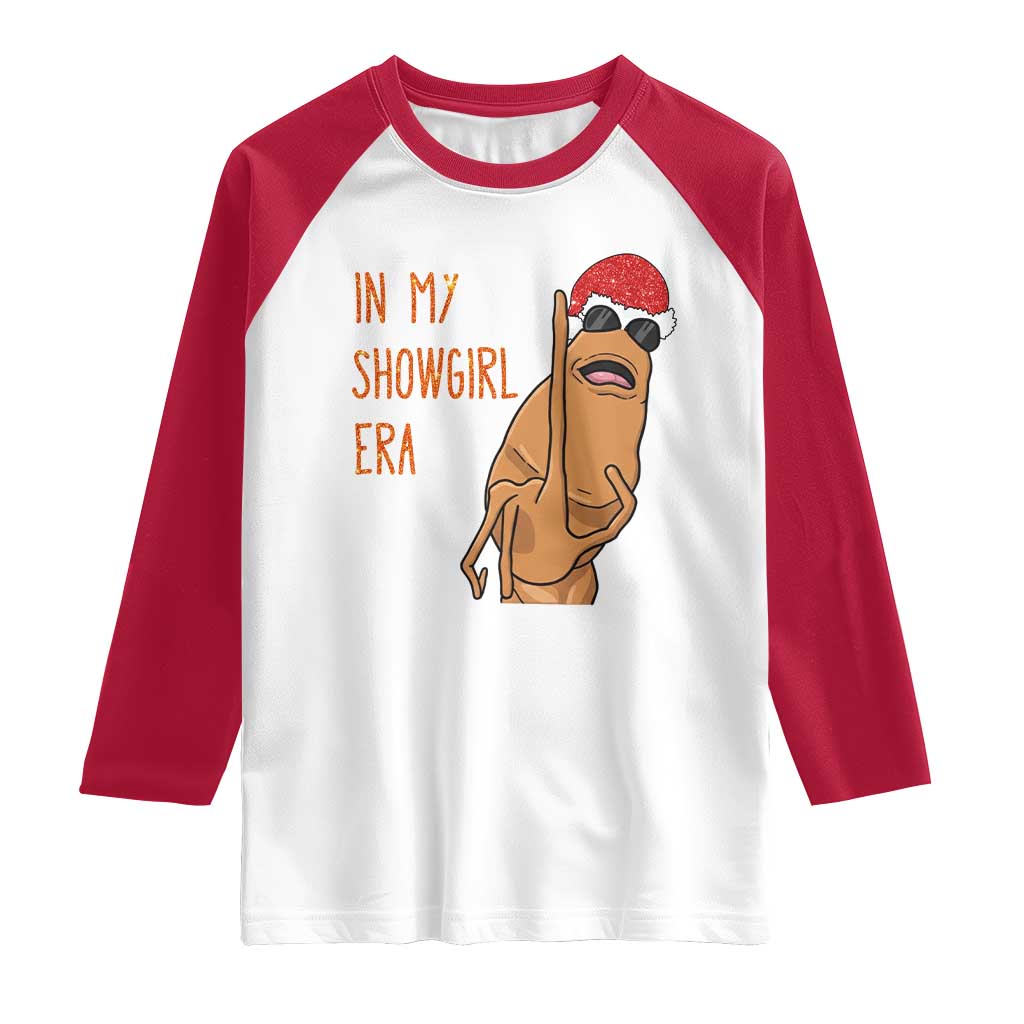 Marcus The Worm Christmas Meme Raglan Shirt In My Costume Era - Wonder Print Shop