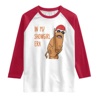 Marcus The Worm Christmas Meme Raglan Shirt In My Costume Era - Wonder Print Shop