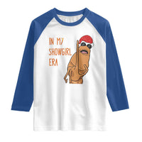Marcus The Worm Christmas Meme Raglan Shirt In My Costume Era - Wonder Print Shop