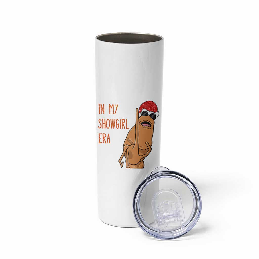 Marcus The Worm Christmas Meme Skinny Tumbler In My Costume Era - Wonder Print Shop