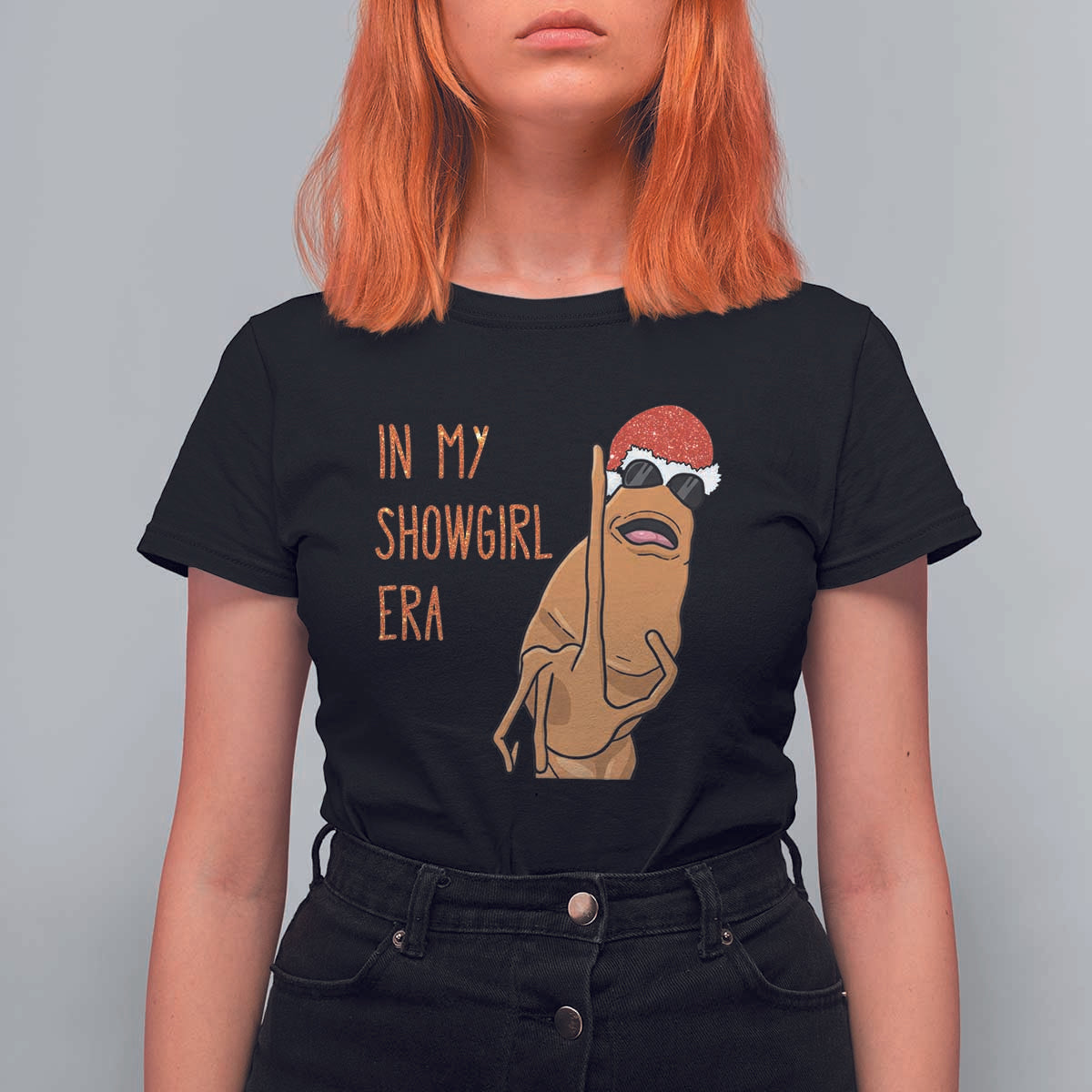 Marcus The Worm Christmas Meme T Shirt For Women In My Costume Era - Wonder Print Shop