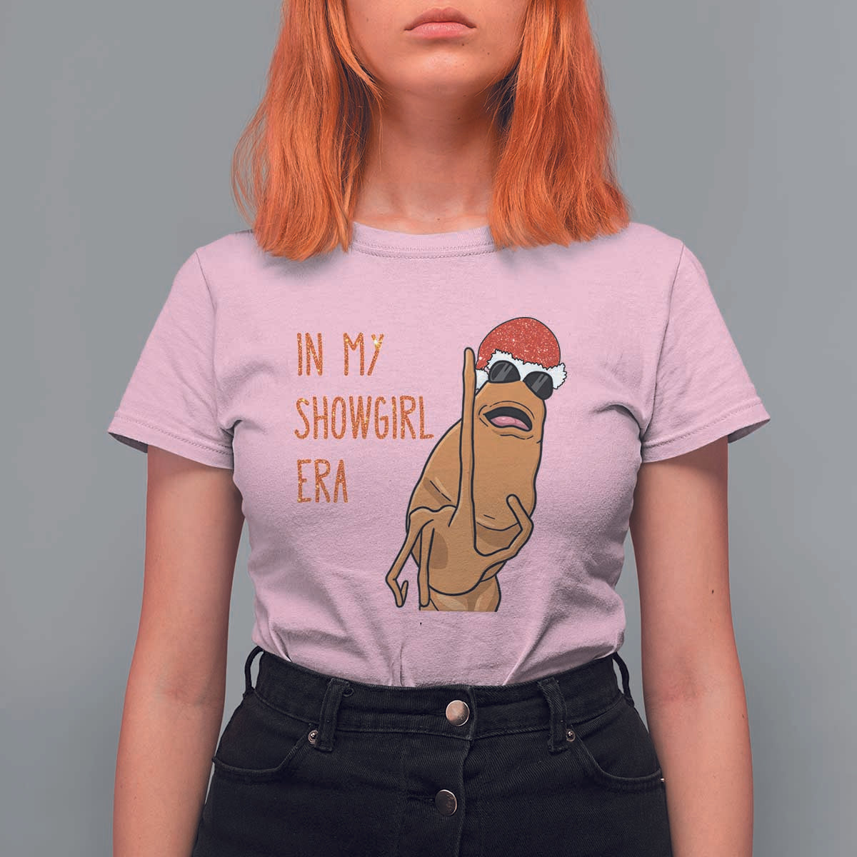 Marcus The Worm Christmas Meme T Shirt For Women In My Costume Era - Wonder Print Shop