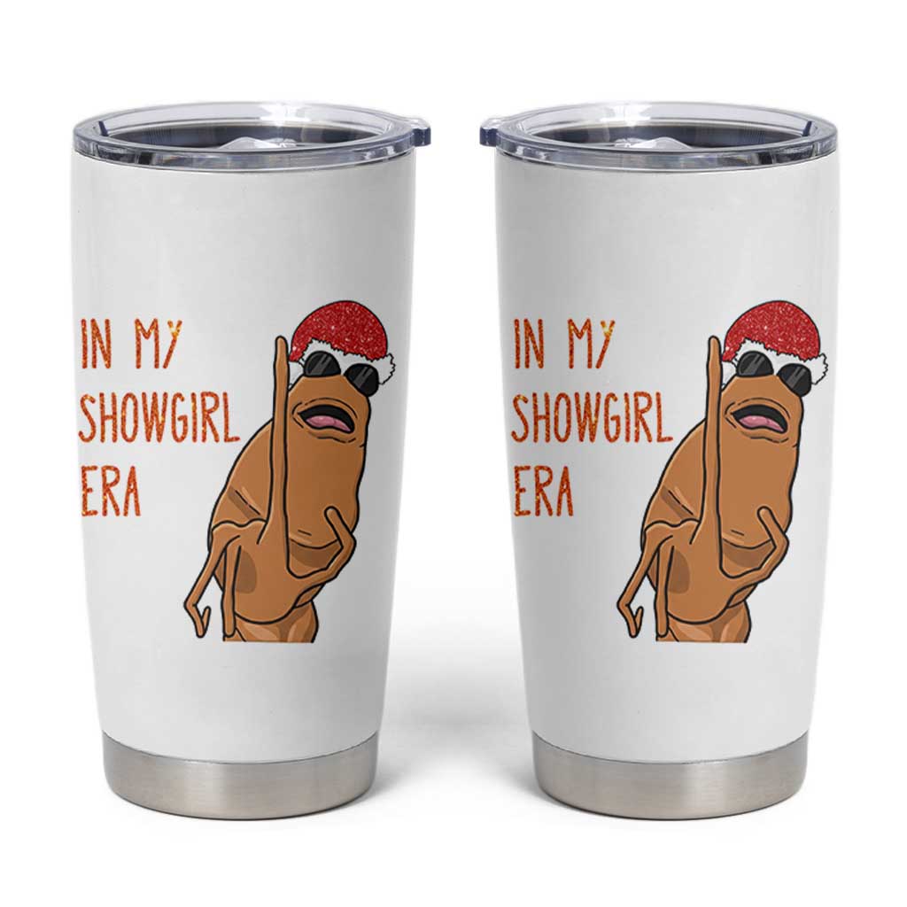 Marcus The Worm Christmas Meme Tumbler Cup In My Costume Era - Wonder Print Shop