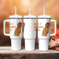 Marcus The Worm Christmas Meme Tumbler With Handle In My Costume Era - Wonder Print Shop