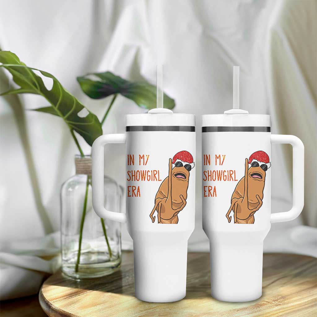Marcus The Worm Christmas Meme Tumbler With Handle In My Costume Era - Wonder Print Shop