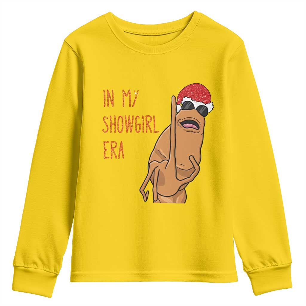Marcus The Worm Christmas Meme Youth Sweatshirt In My Costume Era - Wonder Print Shop