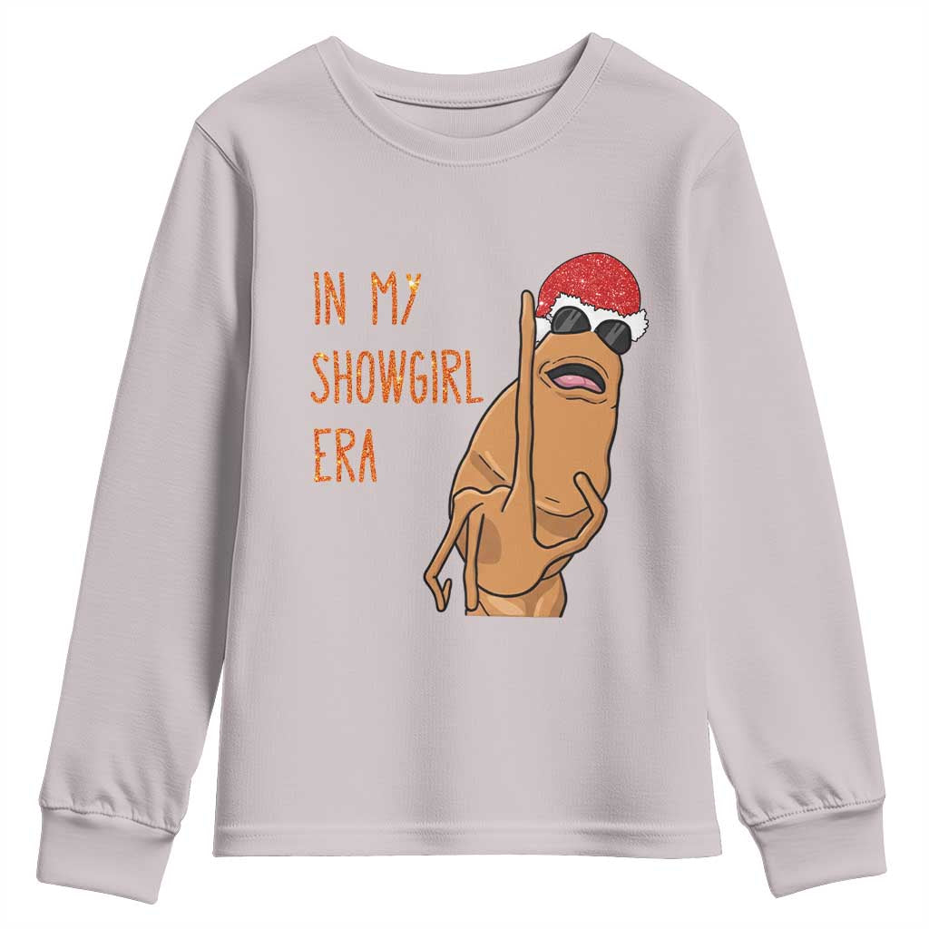Marcus The Worm Christmas Meme Youth Sweatshirt In My Costume Era - Wonder Print Shop