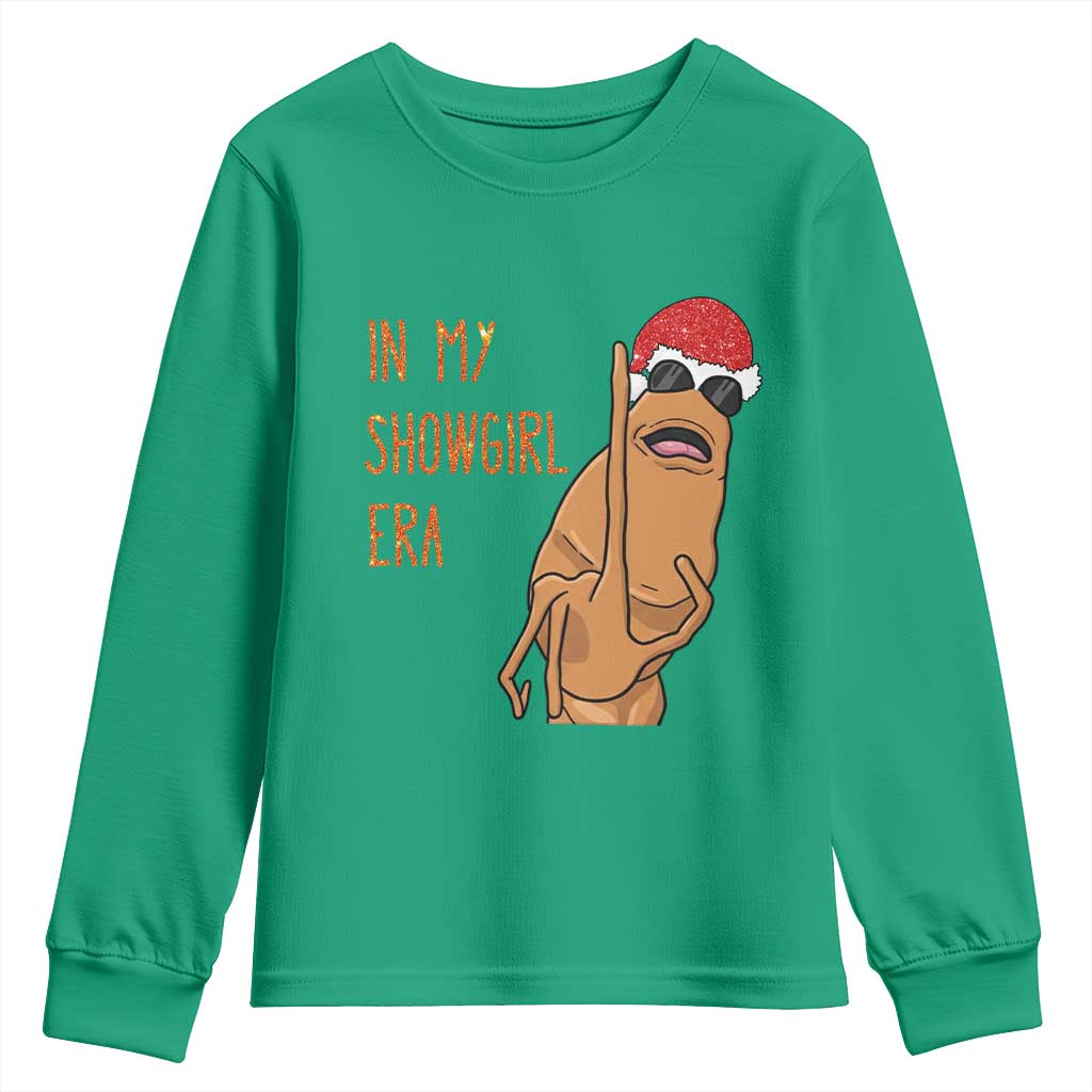 Marcus The Worm Christmas Meme Youth Sweatshirt In My Costume Era - Wonder Print Shop