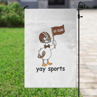 Silly Goose Football Garden Flag Yays Sport - Wonder Print Shop