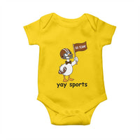 Silly Goose Football Baby Onesie Yays Sport - Wonder Print Shop