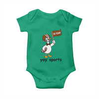 Silly Goose Football Baby Onesie Yays Sport - Wonder Print Shop
