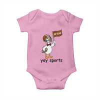 Silly Goose Football Baby Onesie Yays Sport - Wonder Print Shop