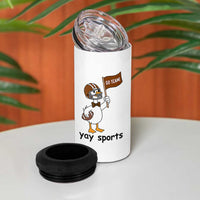 Silly Goose Football 4 in 1 Can Cooler Tumbler Yays Sport - Wonder Print Shop