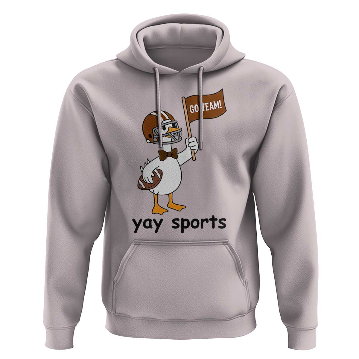Silly Goose Football Hoodie Yays Sport - Wonder Print Shop