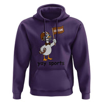 Silly Goose Football Hoodie Yays Sport - Wonder Print Shop
