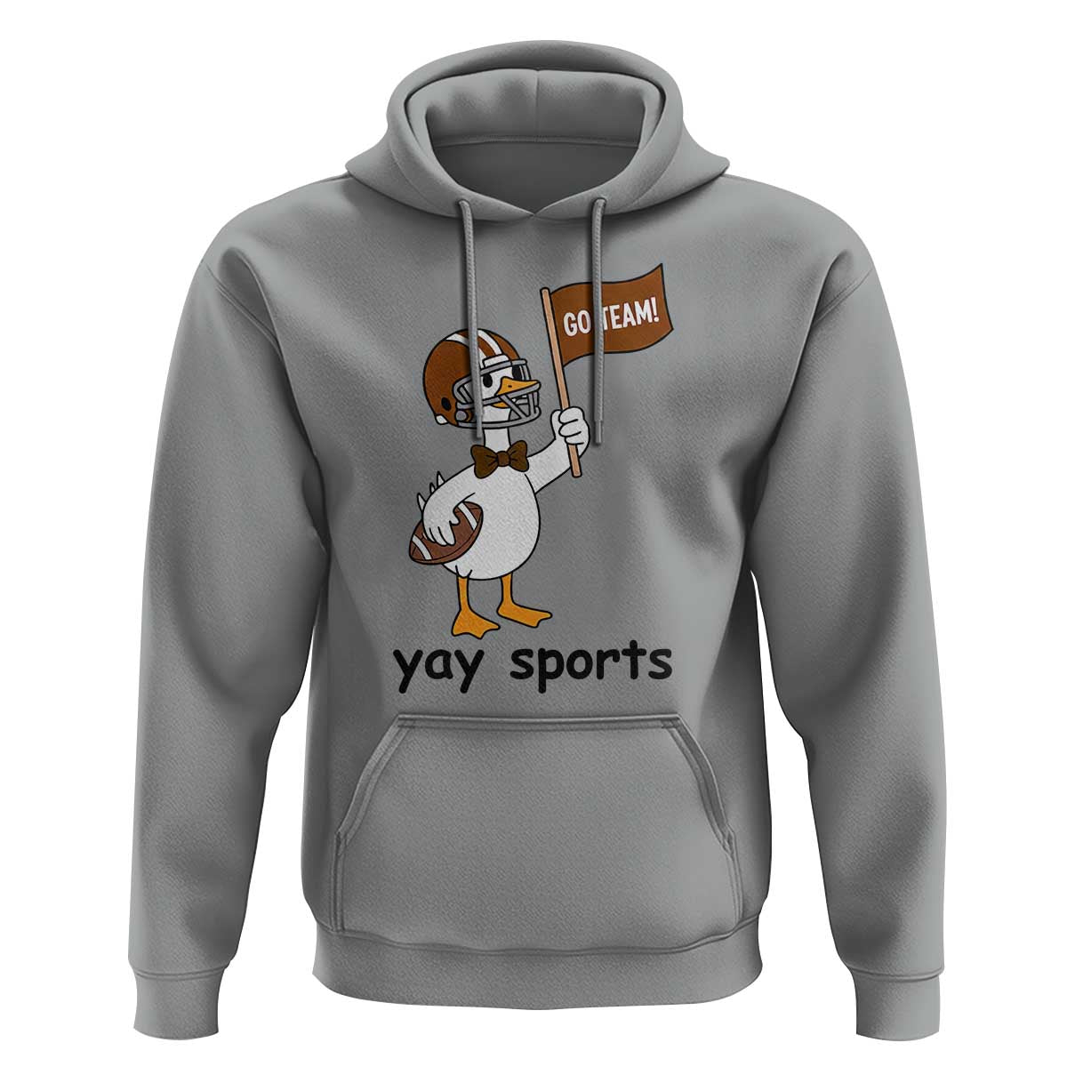 Silly Goose Football Hoodie Yays Sport - Wonder Print Shop