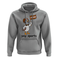 Silly Goose Football Hoodie Yays Sport - Wonder Print Shop