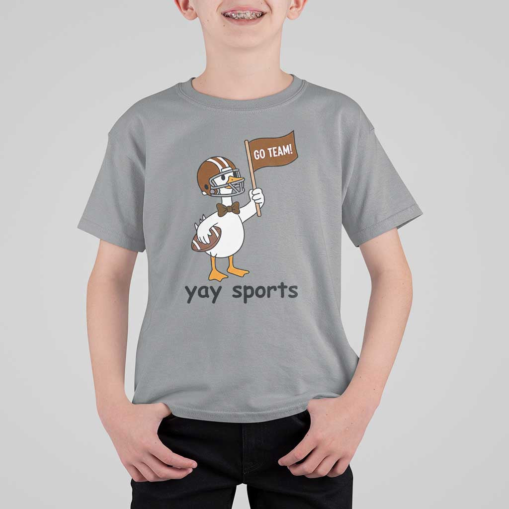 Silly Goose Football T Shirt For Kid Yays Sport - Wonder Print Shop