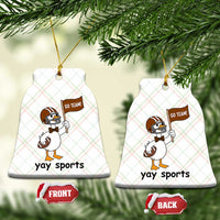 Silly Goose Football Ceramic Ornament Yays Sport - Wonder Print Shop