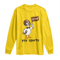 Silly Goose Football Long Sleeve Shirt Yays Sport - Wonder Print Shop