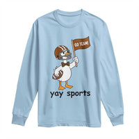 Silly Goose Football Long Sleeve Shirt Yays Sport - Wonder Print Shop