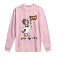 Silly Goose Football Long Sleeve Shirt Yays Sport - Wonder Print Shop