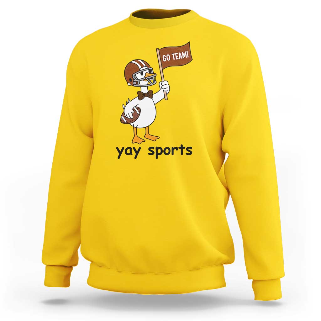 Silly Goose Football Sweatshirt Yays Sport - undefined