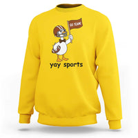 Silly Goose Football Sweatshirt Yays Sport - undefined