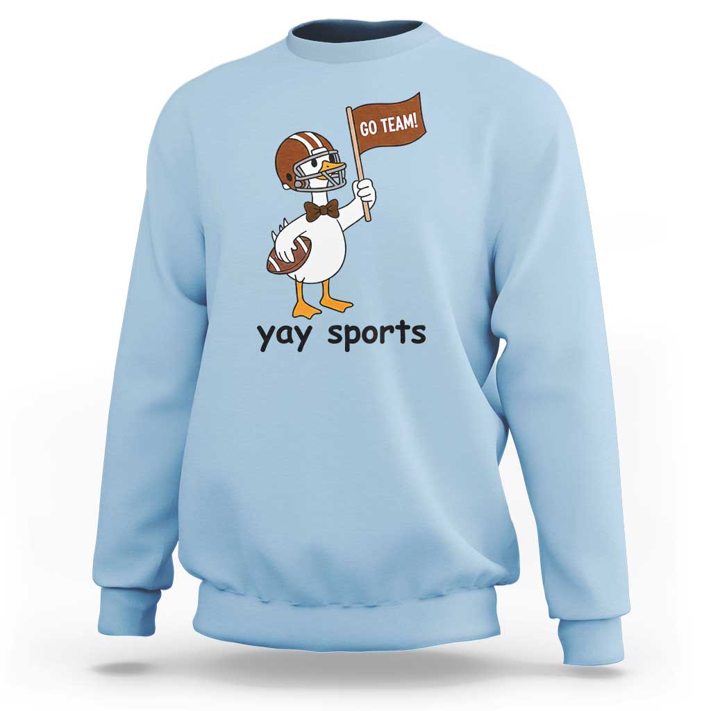 Silly Goose Football Sweatshirt Yays Sport - undefined