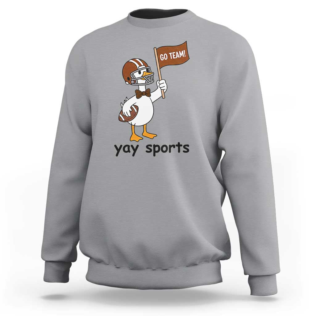 Silly Goose Football Sweatshirt Yays Sport - undefined