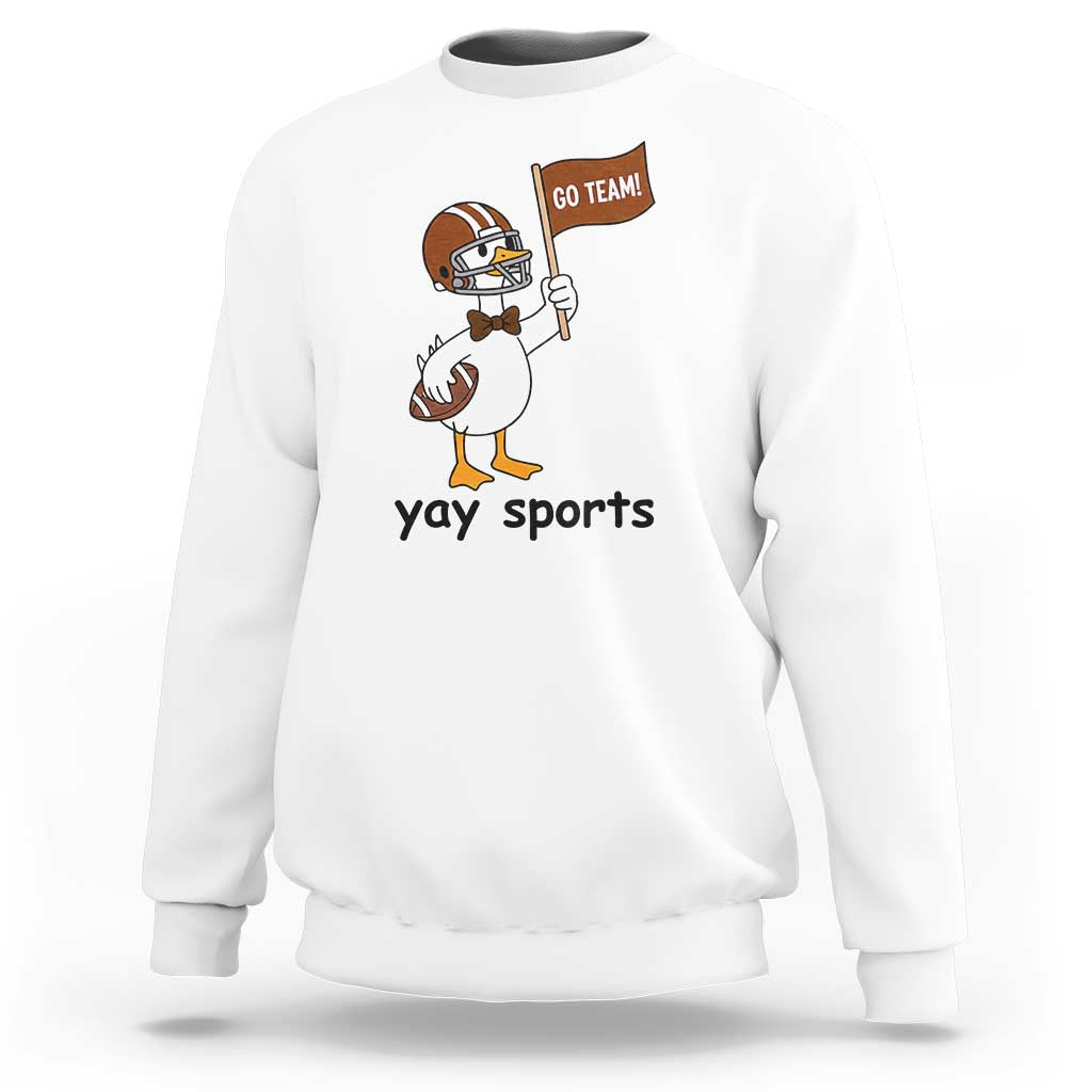 Silly Goose Football Sweatshirt Yays Sport - undefined