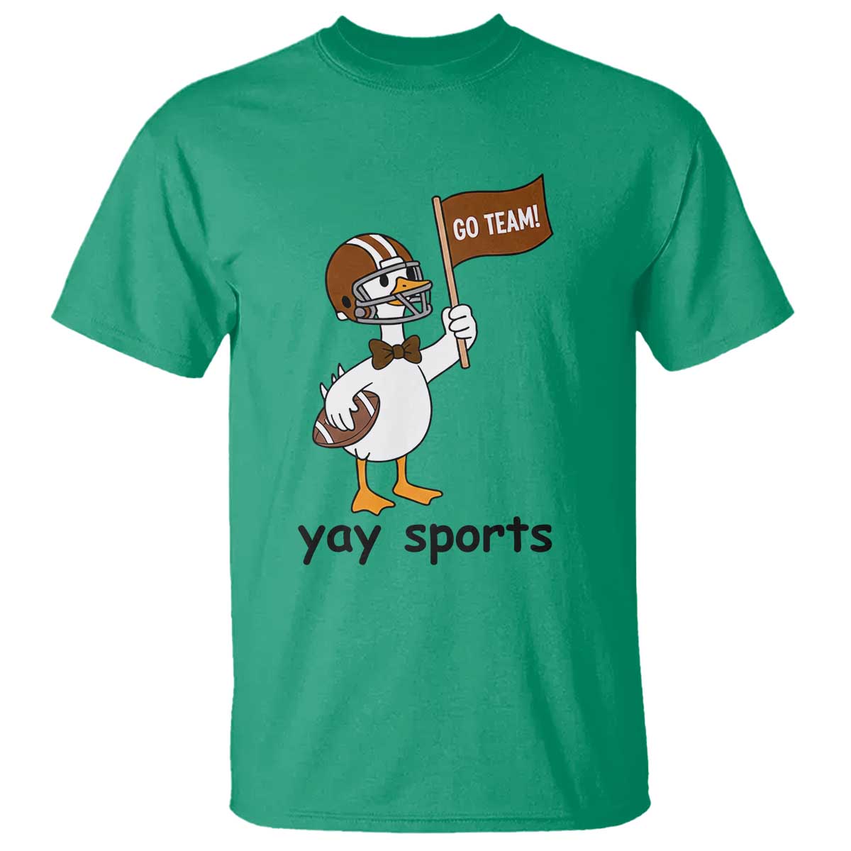 Silly Goose Football T Shirt Yays Sport - Wonder Print Shop
