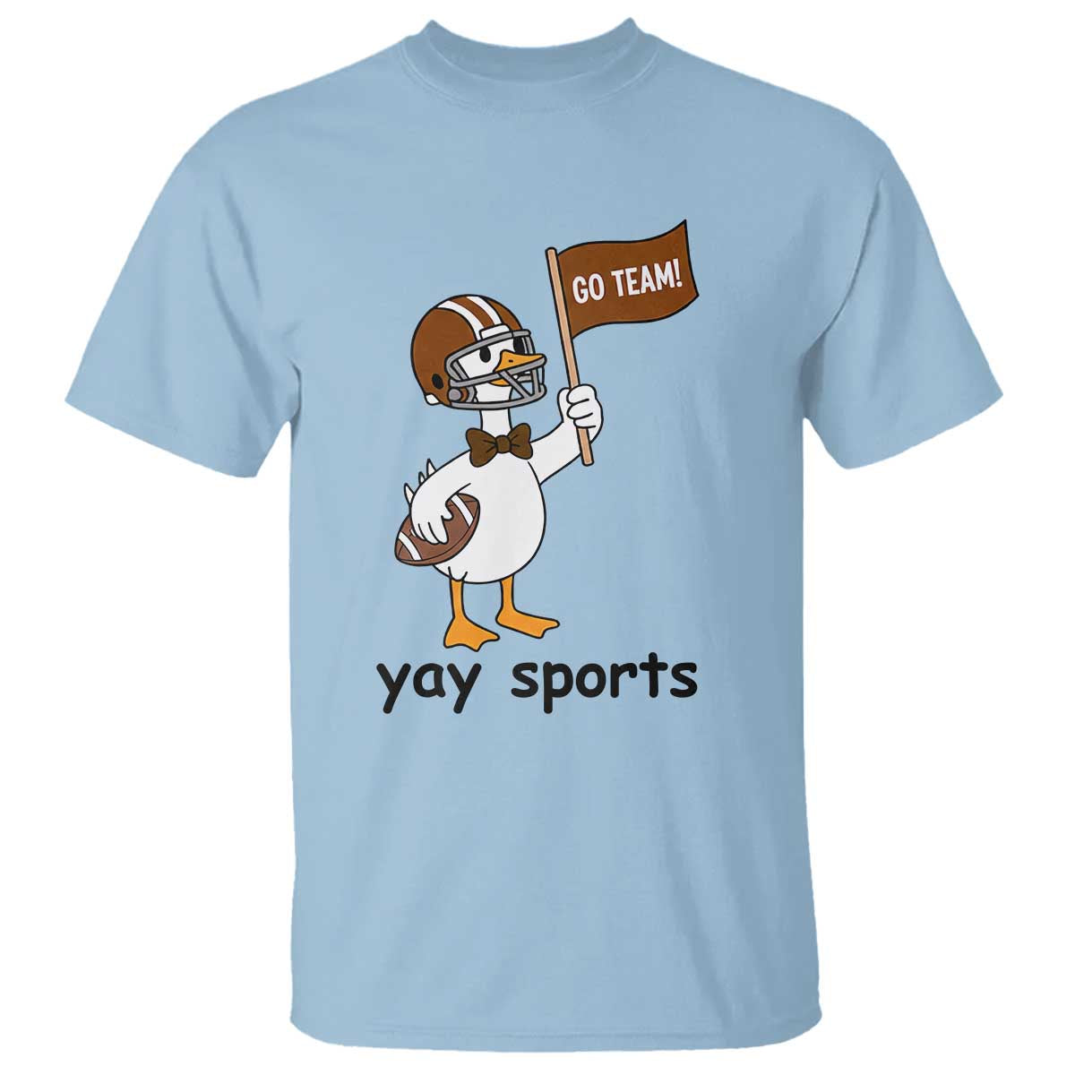 Silly Goose Football T Shirt Yays Sport - Wonder Print Shop