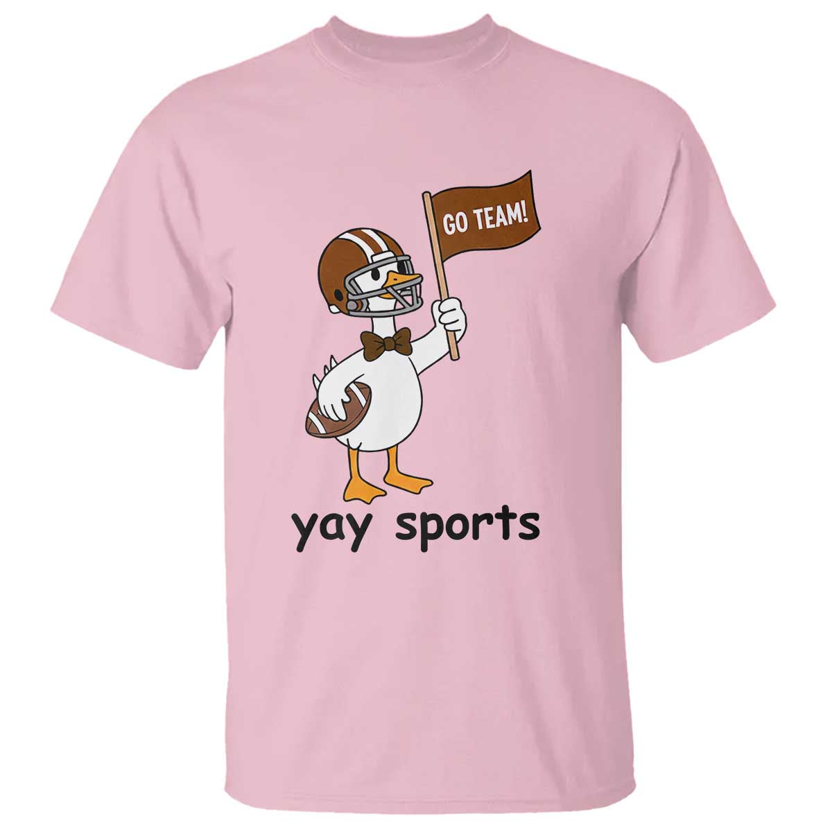 Silly Goose Football T Shirt Yays Sport - Wonder Print Shop