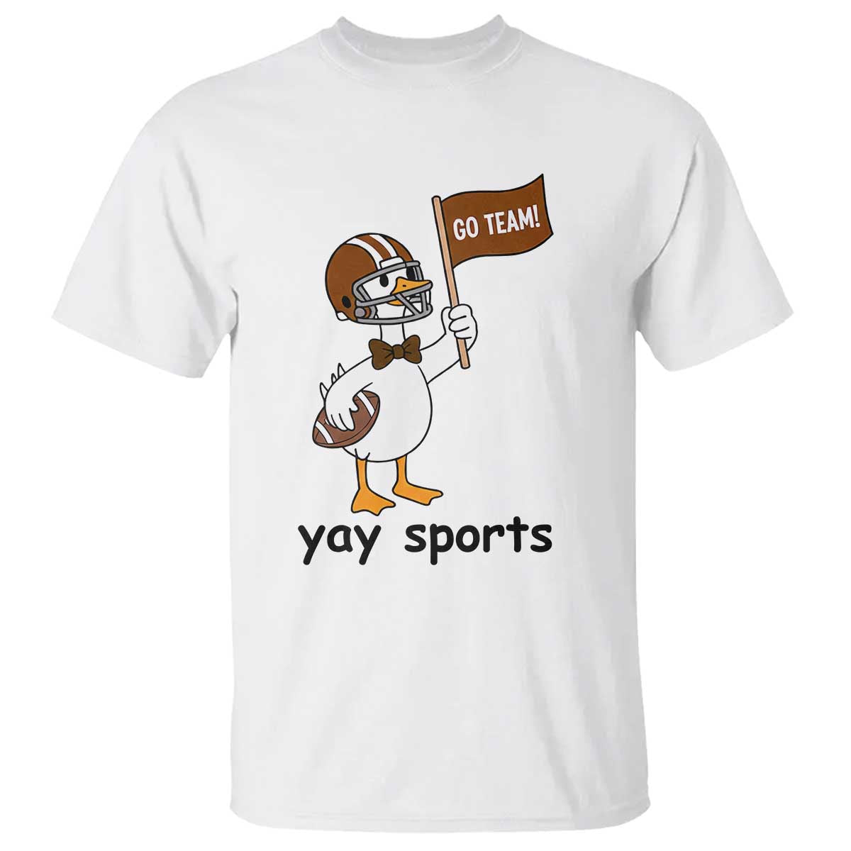 Silly Goose Football T Shirt Yays Sport - Wonder Print Shop