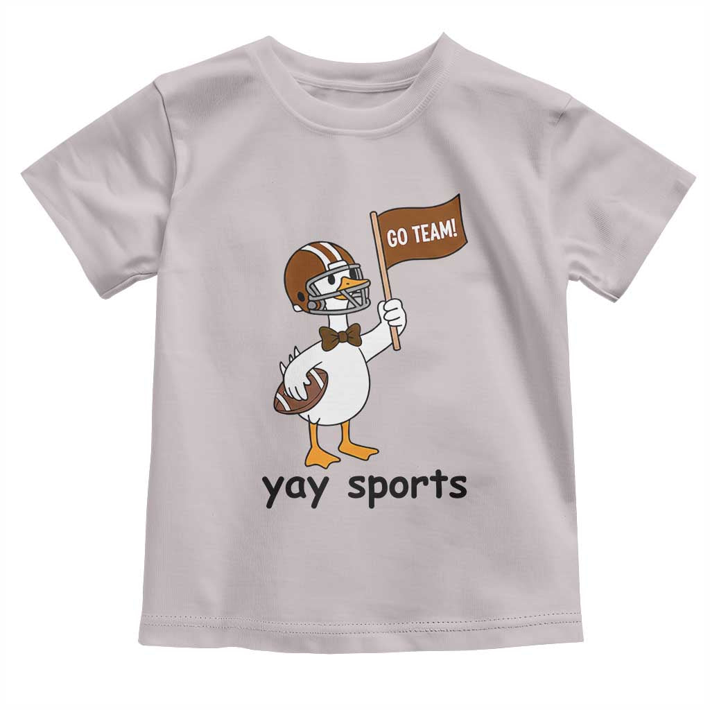 Silly Goose Football Toddler T Shirt Yays Sport - Wonder Print Shop