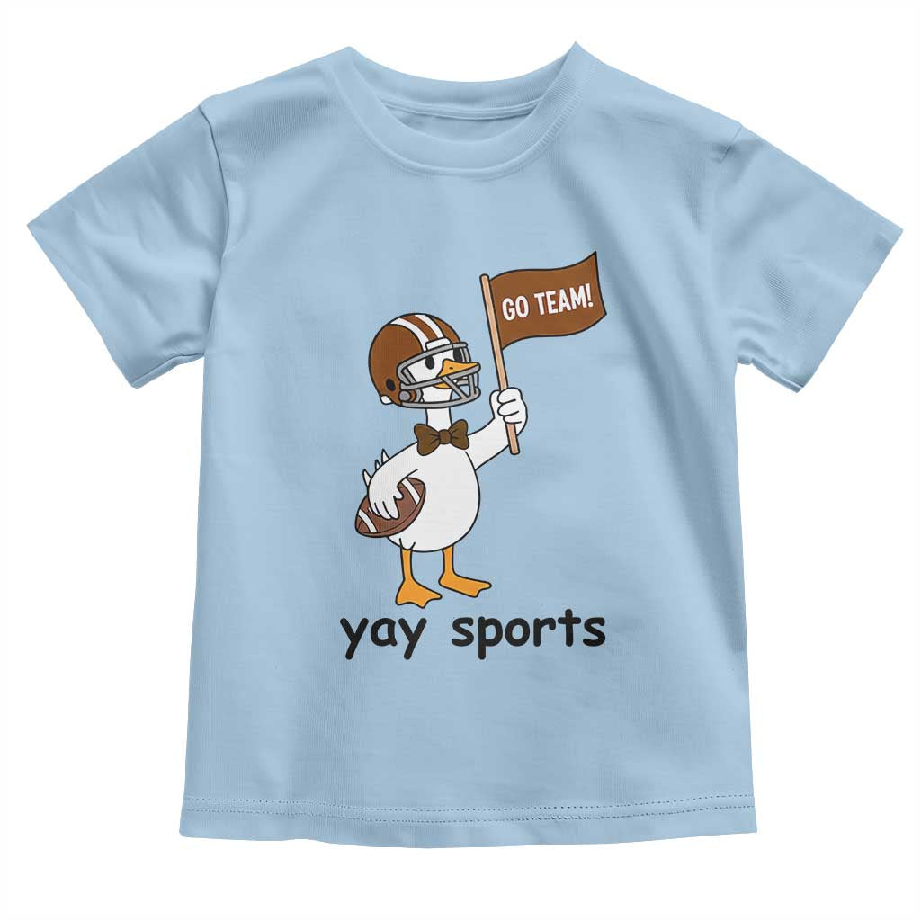 Silly Goose Football Toddler T Shirt Yays Sport - Wonder Print Shop