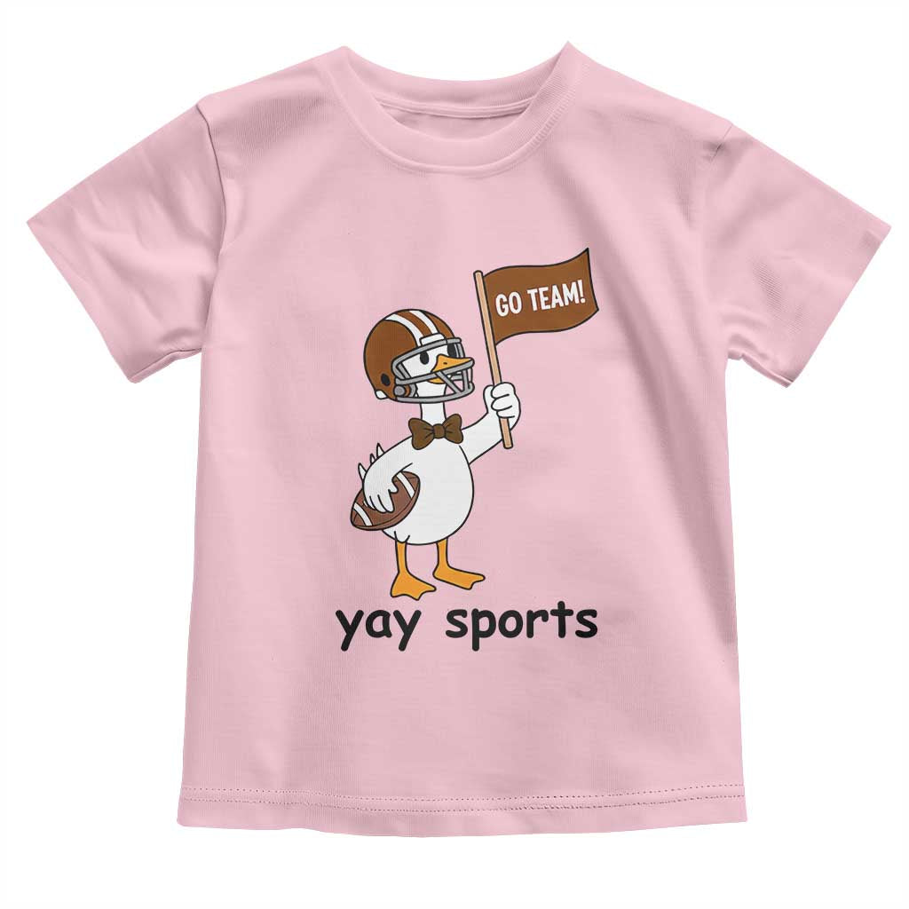 Silly Goose Football Toddler T Shirt Yays Sport - Wonder Print Shop