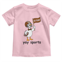 Silly Goose Football Toddler T Shirt Yays Sport - Wonder Print Shop