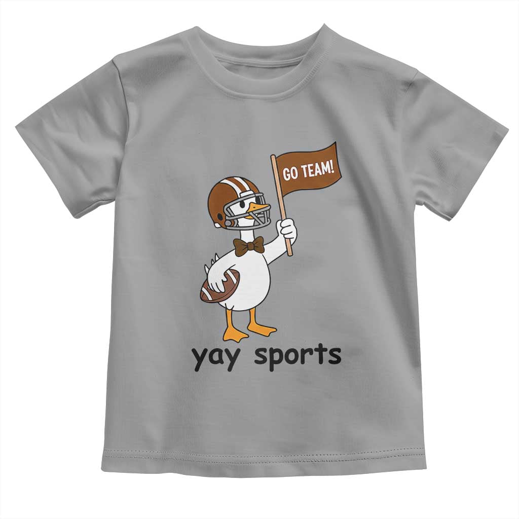 Silly Goose Football Toddler T Shirt Yays Sport - Wonder Print Shop