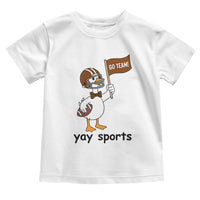 Silly Goose Football Toddler T Shirt Yays Sport - Wonder Print Shop