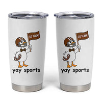 Silly Goose Football Tumbler Cup Yays Sport - Wonder Print Shop