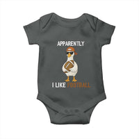Funny Goose Football Baby Onesie Apparently I Like Football - Wonder Print Shop