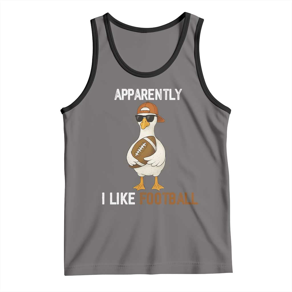 Funny Goose Football Tank Top Apparently I Like Football - Wonder Print Shop