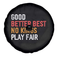 Good Better Best Chicago Pro Football Mantra Spare Tire Cover No Kings Protest Stop Sign - Wonder Print Shop
