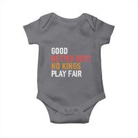 Good Better Best Chicago Pro Football Mantra Baby Onesie No Kings Protest Stop Sign - Wonder Print Shop
