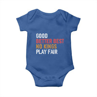 Good Better Best Chicago Pro Football Mantra Baby Onesie No Kings Protest Stop Sign - Wonder Print Shop
